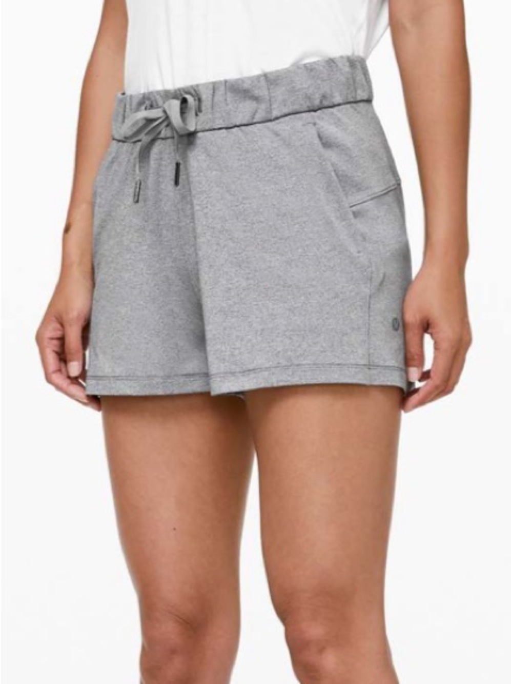 Lululemon On The Fly Short *2.5" Heathered Slate